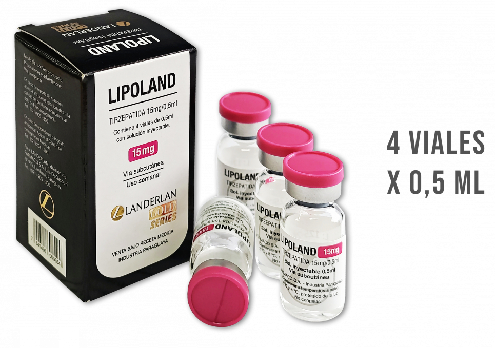 Lipoland 15mg 4 Frascos